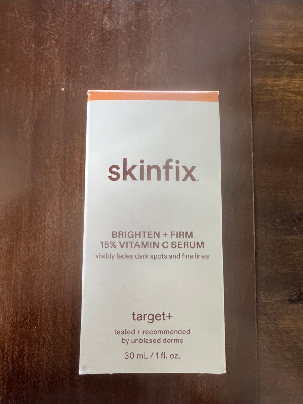 Skinfix Brighten + Firm 15% Vitamin C Serum — White & Orange